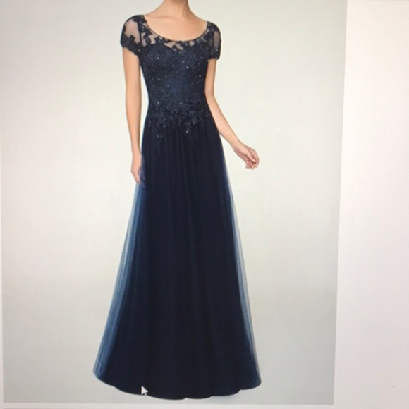 NWT Mother of the bride dress in Sapphire Blue - Picture 1 of 8